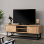 Hanah Home Belinda 140 Soporte para TV Negro y Pino